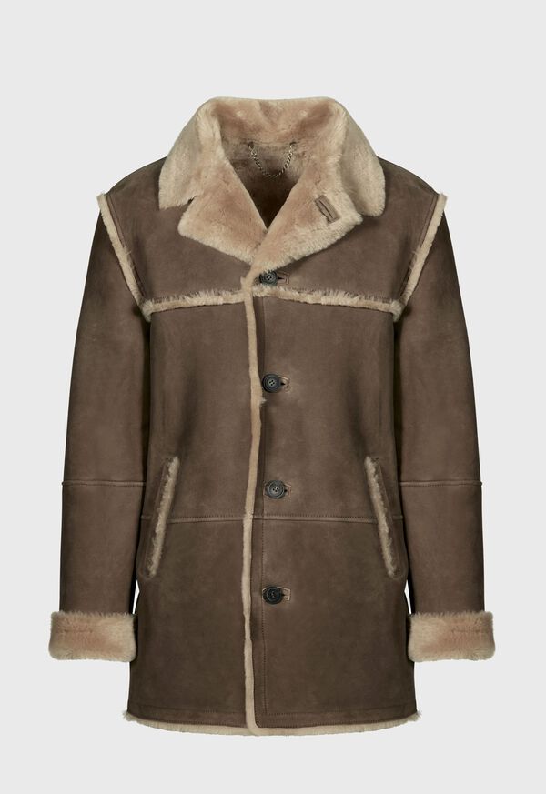 Paul Stuart Classic Shearling Coat, image 1