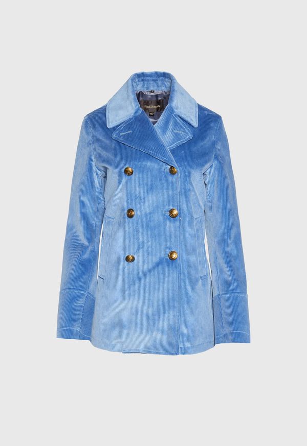 Paul Stuart Double Breasted Corduroy Peacoat, image 1