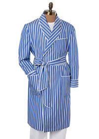 Paul Stuart Awning Stripe Cotton Robe, thumbnail 3