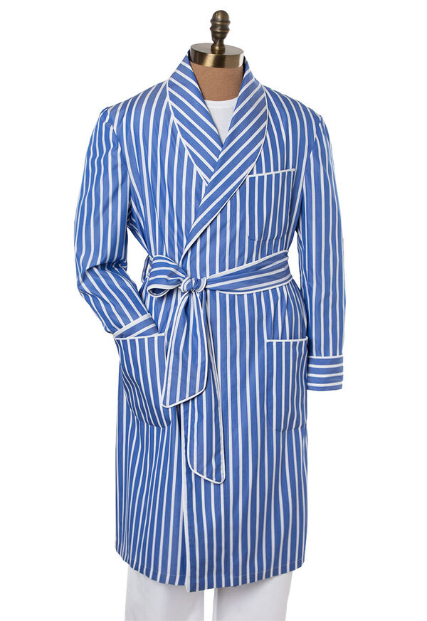 Paul Stuart Awning Stripe Cotton Robe, image 3