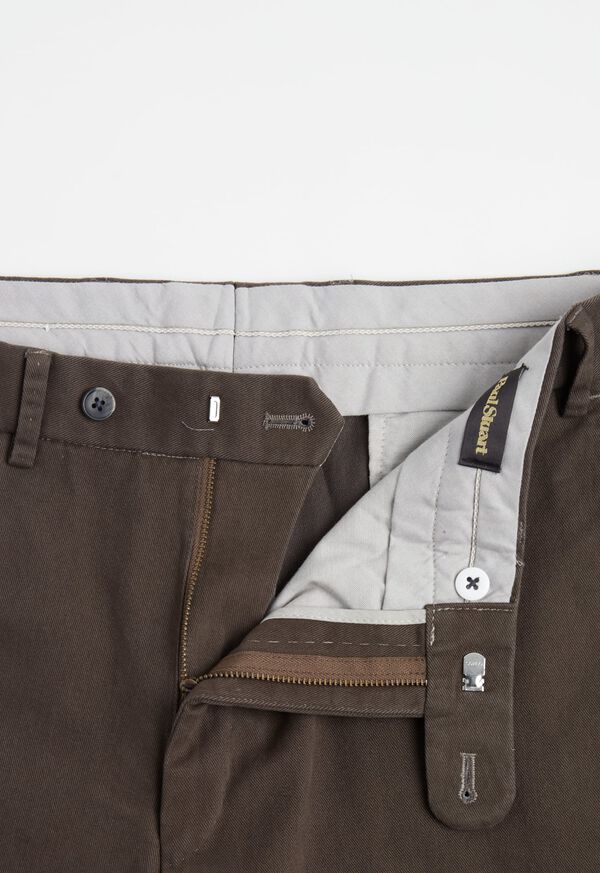 Paul Stuart Grey heavy weight Brushed Cotton Pant, image 2