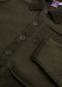 Paul Stuart Reversed Tweed Sweater Jacket, thumbnail 3