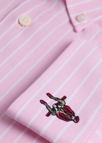 Paul Stuart Wide Striped Oxford Logo Sport Shirt, thumbnail 3