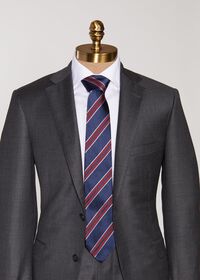 Paul Stuart Satin Stripe Tie, thumbnail 2