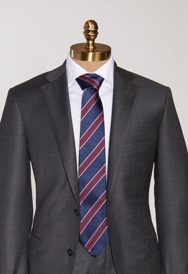 Paul Stuart Satin Stripe Tie, image 2