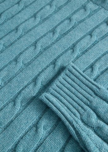 Paul Stuart Cashmere Cable Crewneck