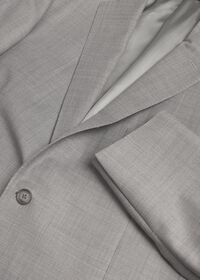Paul Stuart Grey 100% Wool Birdseye Suit, thumbnail 2