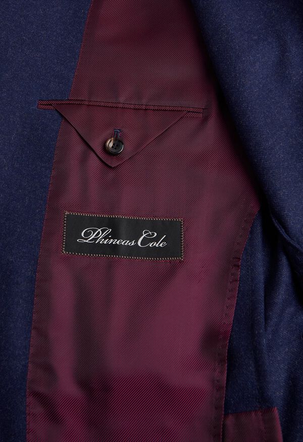 Paul Stuart Solid Double Breasted Blazer, image 3