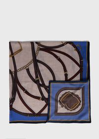 Paul Stuart Belt & Buckle Printed Scarf, thumbnail 1