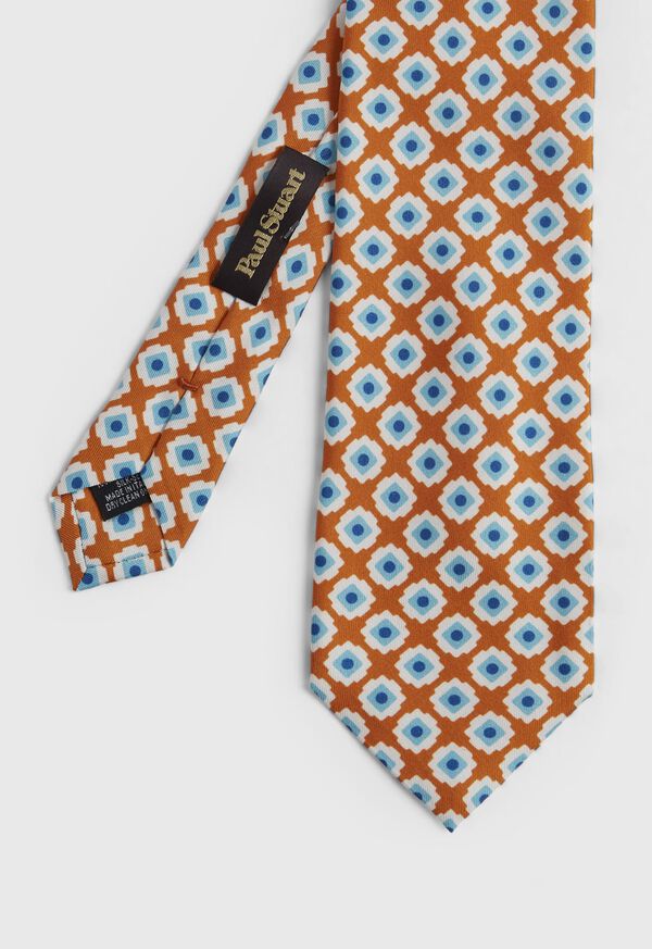 Paul Stuart Medallion Print Tie, image 1