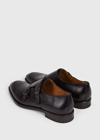 Paul Stuart Morgan Leather Double Monk Strap, thumbnail 4