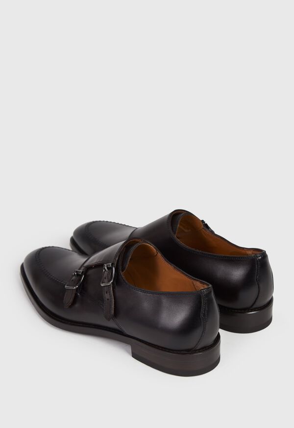 Paul Stuart Morgan Leather Double Monk Strap, image 4
