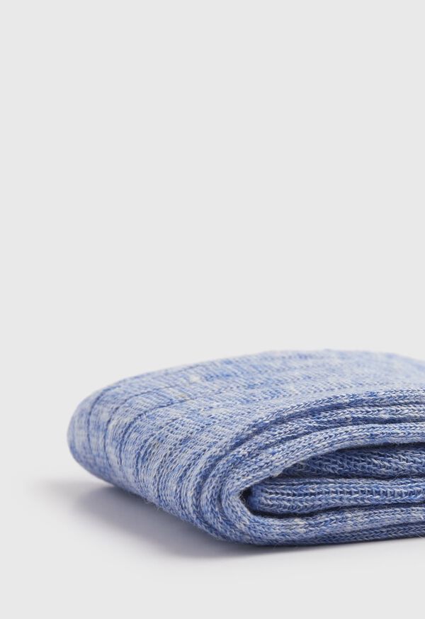 Paul Stuart Ribbed Linen Sock, image 2