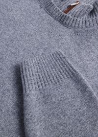 Paul Stuart Wool & Cashmere Mock Neck Zip Sweater, thumbnail 3