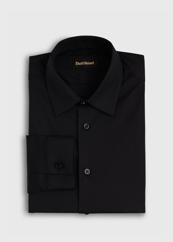 トップス 90s- paul stuart black linen shirt 90s- paul stuart black linen shirt（Paul Stuart Pleated