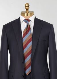 Paul Stuart Woven Silk Mélange Stripe Tie, thumbnail 2