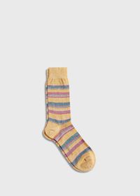 Paul Stuart Linen Mélange Striped Sock, thumbnail 1