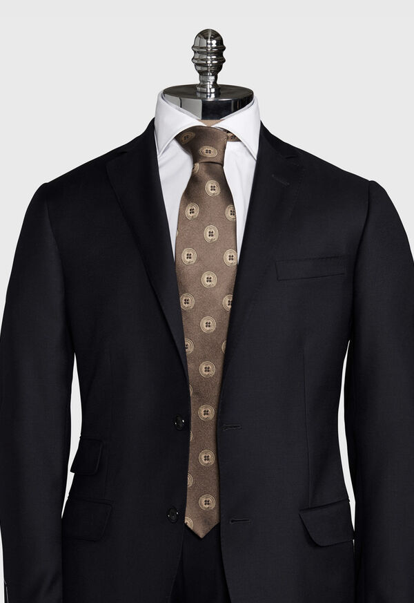 Paul Stuart Button Silk Tie, image 2