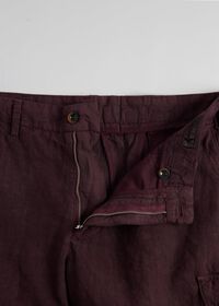 Paul Stuart Linen Stretch Cargo Bermuda Short, thumbnail 2