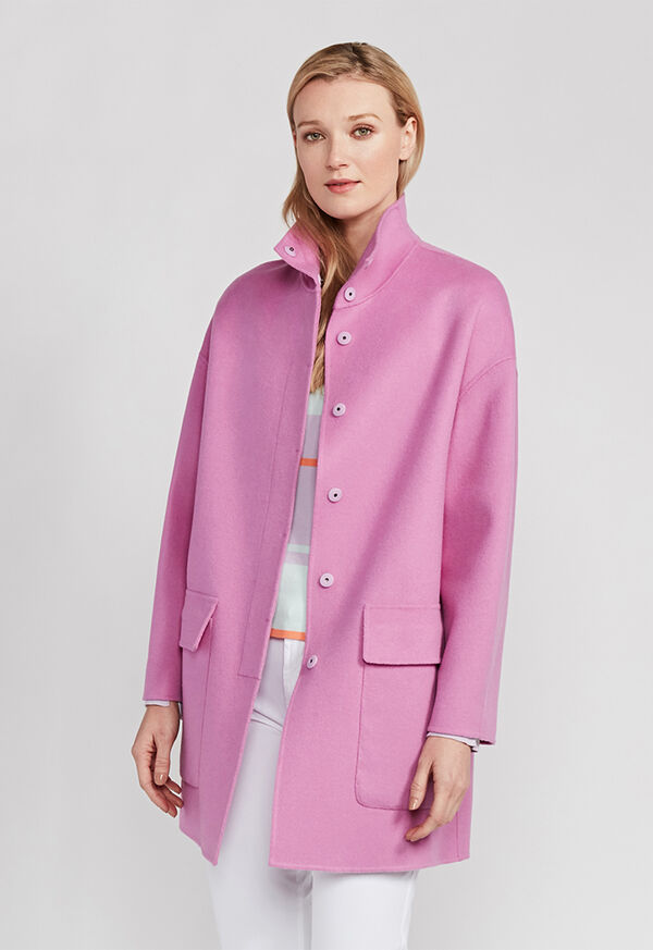 Paul Stuart Double Face Cashmere Car Coat, image 1