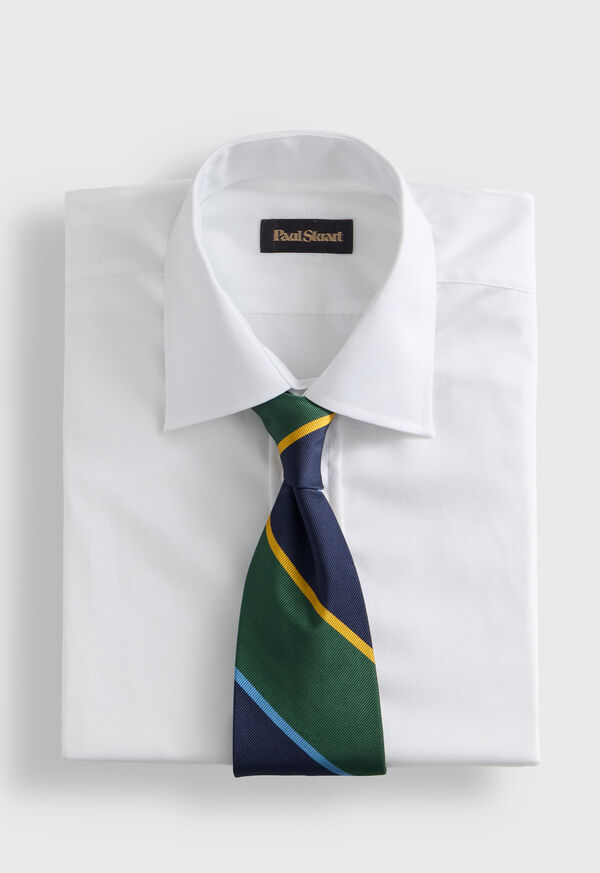 Paul Stuart Multicolor Block Stripe Tie, image 2