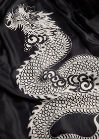 Paul Stuart Printed Silk Robe, thumbnail 4