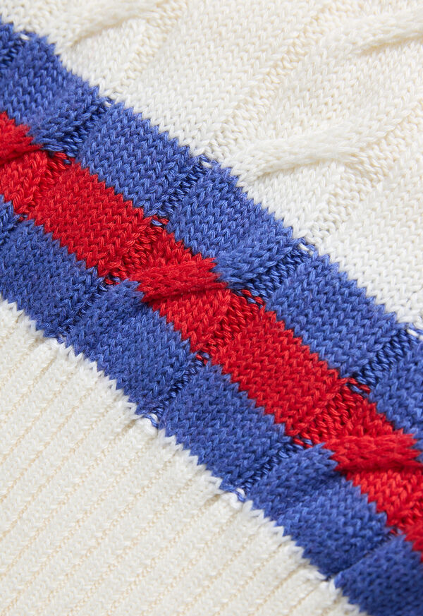 Paul Stuart Cotton & Cashmere Cable Knit Vest, image 3