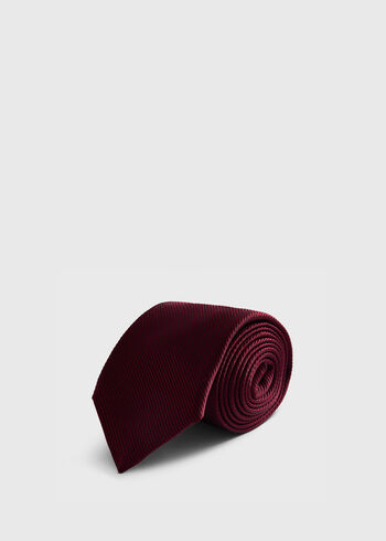 Paul Stuart Solid Mogador Silk & Cotton Tie