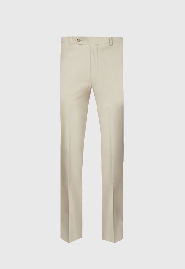 Paul Stuart Super 110s Wool Tan Trouser