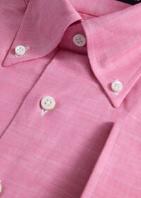 Paul Stuart Cotton Twill Logo Sport Shirt, thumbnail 2