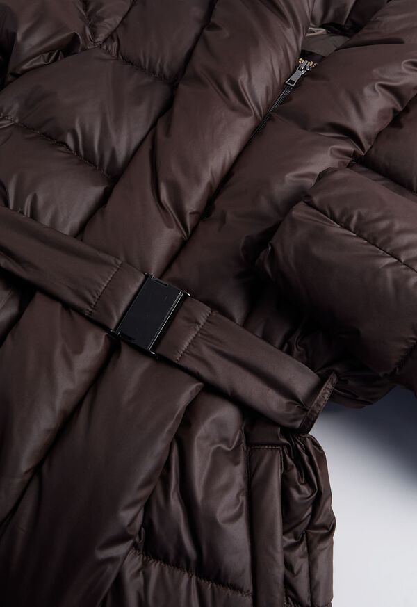 Paul Stuart Long Belted Puffer Coat, image 3