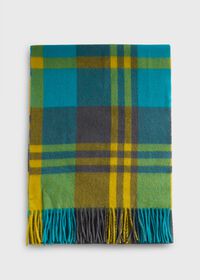 Paul Stuart Woven Cashmere Plaid Scarf, thumbnail 2