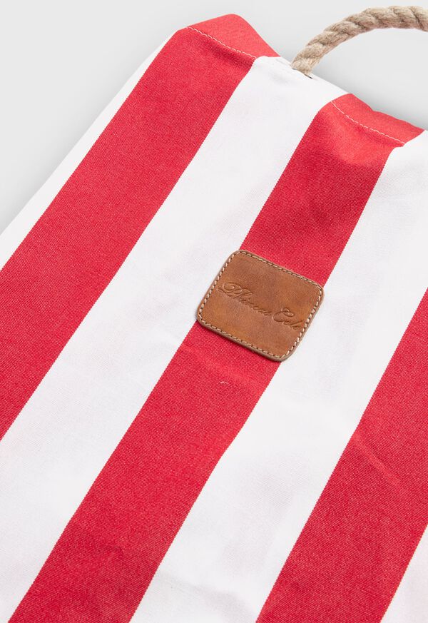 Paul Stuart Two Tone Stripe Canvas Sailor Bag, image 4