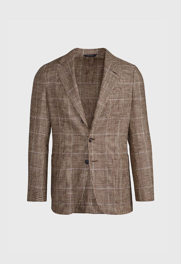 Paul Stuart Tan Plaid Jacket