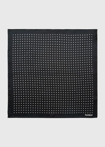 Paul Stuart Silk Dots Pocket Square