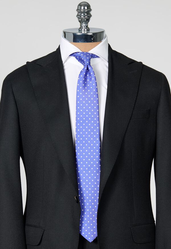 Paul Stuart Printed Silk Dot Tie, image 2