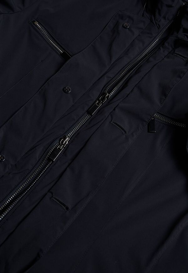 Paul Stuart Navy Nylon Blazer Jacket, image 3