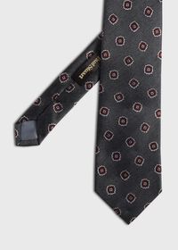 Paul Stuart Woven Silk Tossed Medallion Tie, thumbnail 1