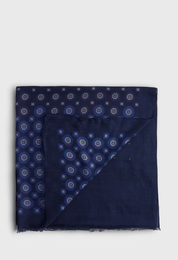 Paul Stuart Modal Medallion Print Scarf, image 1
