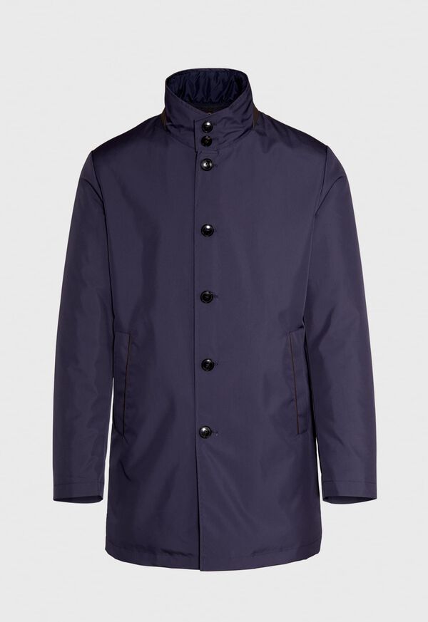 Paul Stuart Microfiber Car Coat with Faux Vest, image 2