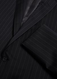 Paul Stuart Black and White Chalk Stripe Suit, thumbnail 2