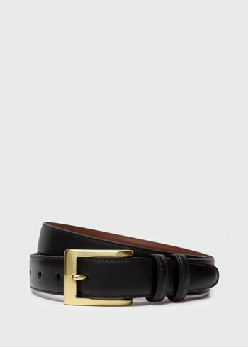Paul Stuart Kipskin Leather Dress Belt