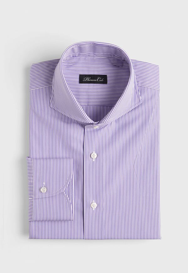 Paul Stuart Stripe Extreme Cutaway Collar Dress Shirt, image 1