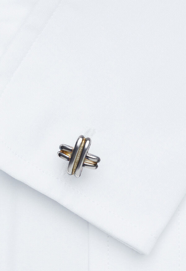 Paul Stuart Double X Cufflinks, image 2