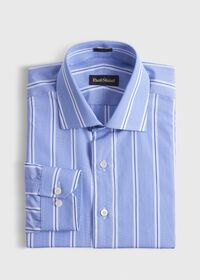 Paul Stuart Wide Stripe Slim Fit Dress Shirt, thumbnail 1