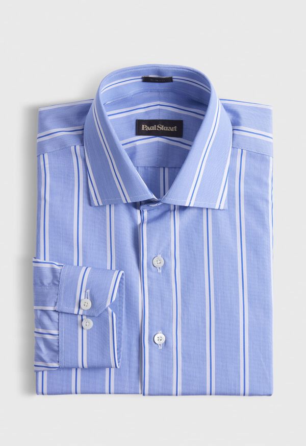 Paul Stuart Wide Stripe Slim Fit Dress Shirt