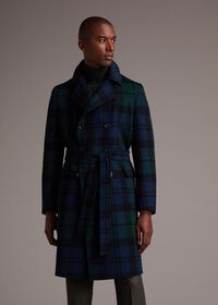 Paul Stuart Plaid Double Face Overcoat, thumbnail 2