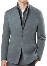 Paul Stuart Double Face Pique Jersey Soft Jacket, thumbnail 2