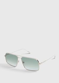 Paul Stuart ZEGNA Shiny Light Gold Sunglasses, thumbnail 3