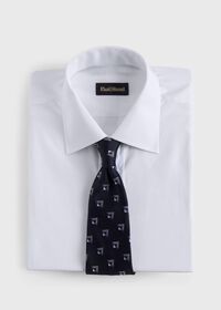 Paul Stuart Woven Silk Triangle Deco Tie, thumbnail 2